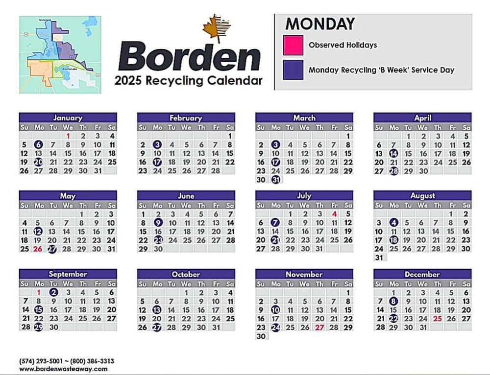 2025 Warsaw B Recycling 