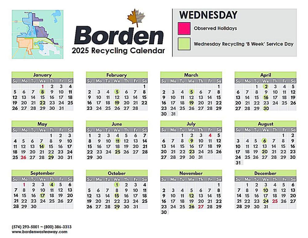 2025 Warsaw B Wed Recycling