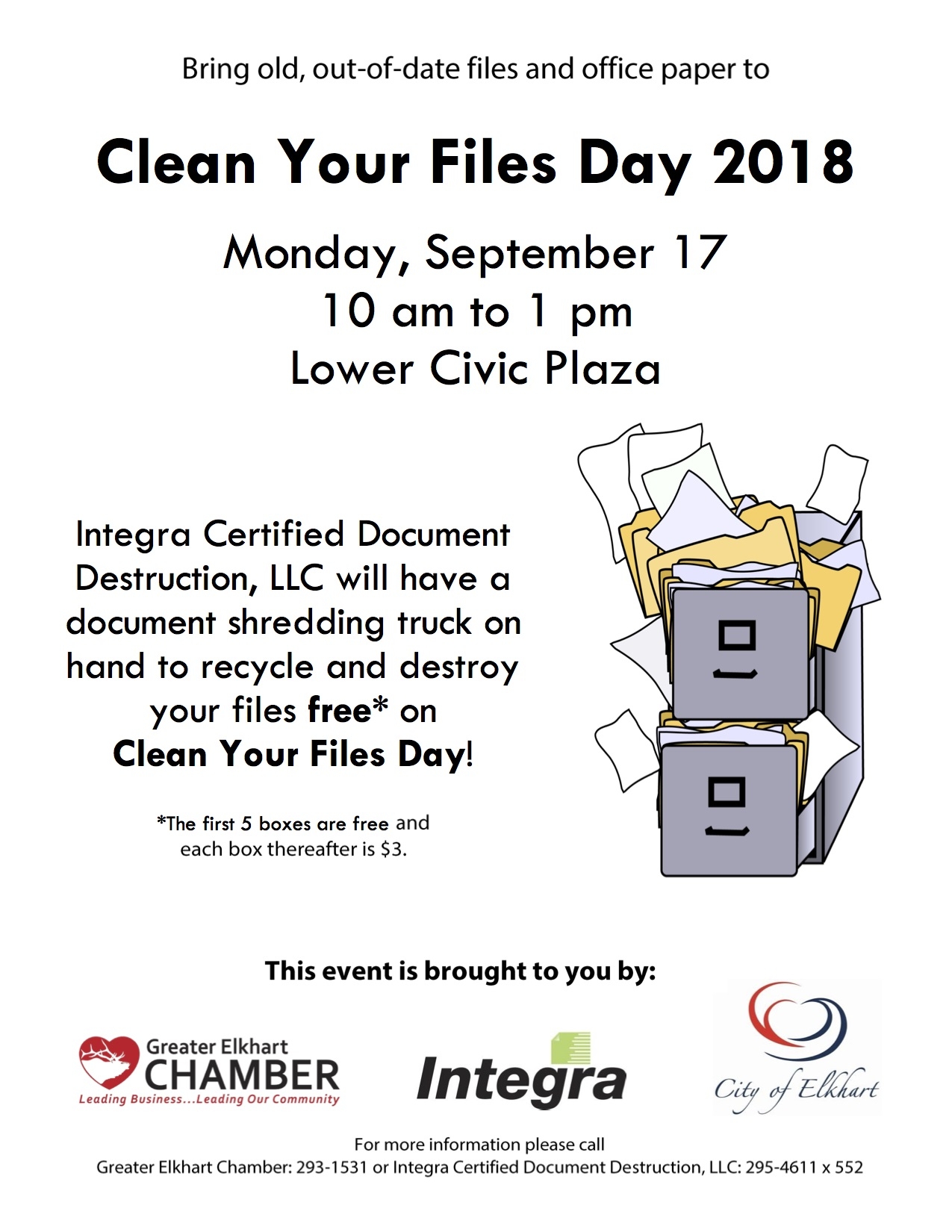 Elkhart Clean Files Day